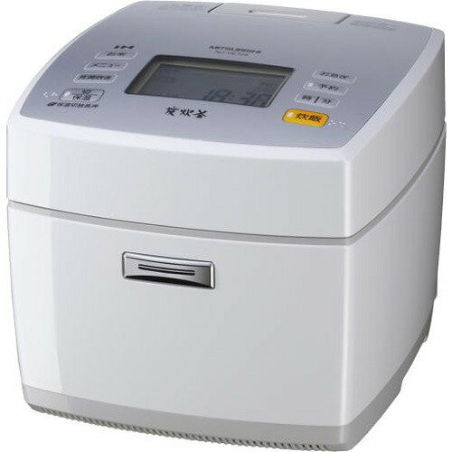 三菱 IHジャー炊飯器 炭炊釜 NJ-VE104 ピュアホワイト(1台)
