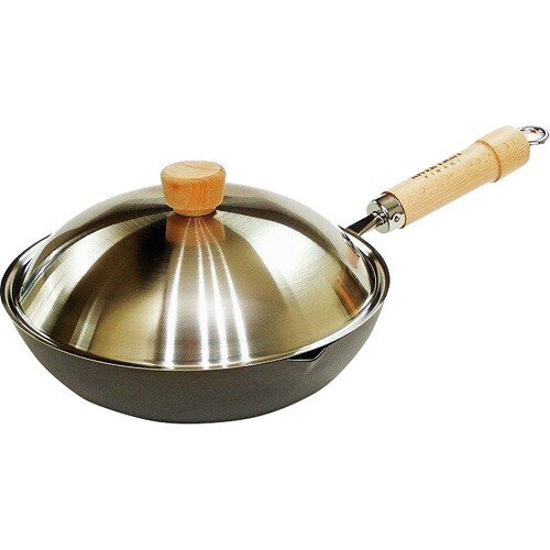 極ジャパン 炒め鍋 蓋付 28cm(1コ入)