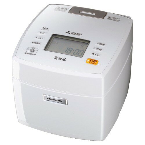 美品 三菱電機 EJ-VE186 一升炊き 炊飯器 楽天市場】三菱電機 備長炭炭炊釜 10合炊 ピュアホワイト NJ-VE186-W(1