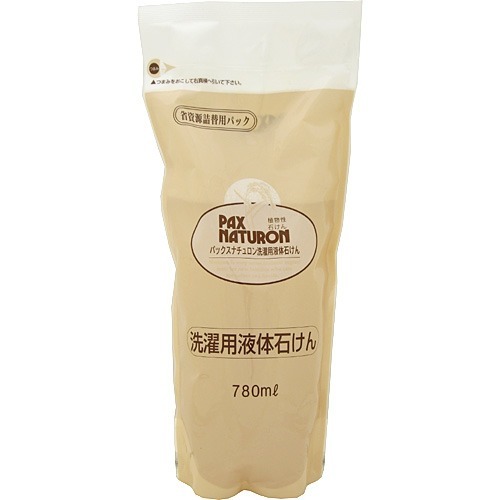 パックスナチュロン 洗濯用液体石けん 詰替用(780ml)