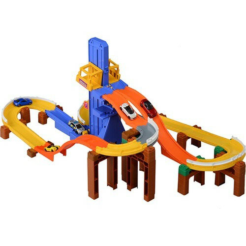 新品！トミカシステム 5WAY ダブルリフト道路セット　オリジナルロードスター白 新品！トミカシステム 5WAY ダブルリフト道路セット オリジナル