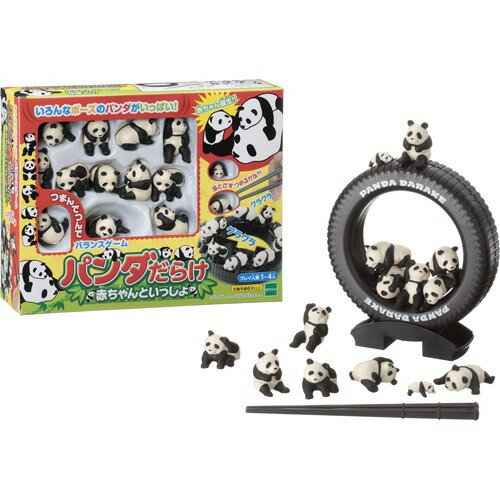 パンダの工房179 楽天市場】エポック社 バランスゲーム パンダだらけ 赤ちゃんと