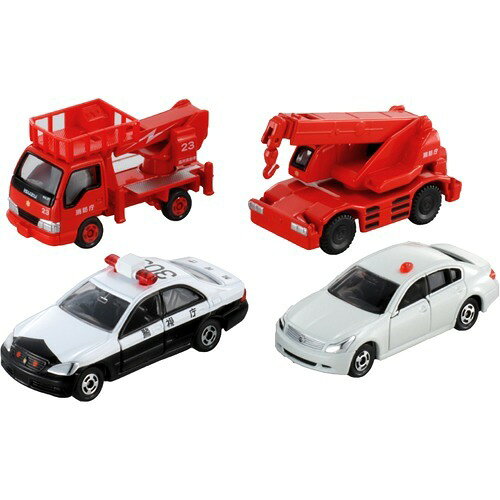 楽天市場】タカラトミー トミカ 緊急車両セット4(1セット) | 価格比較