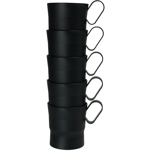 ストリックスデザイン 200～270ml対応 カップホルダー ブラック(5コ入)