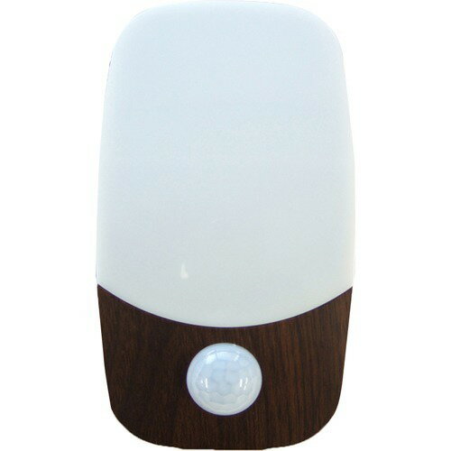 リーベックス どこでも使えるLEDセンサーライト マグピカ 木目ブラウン SL50M(1台)