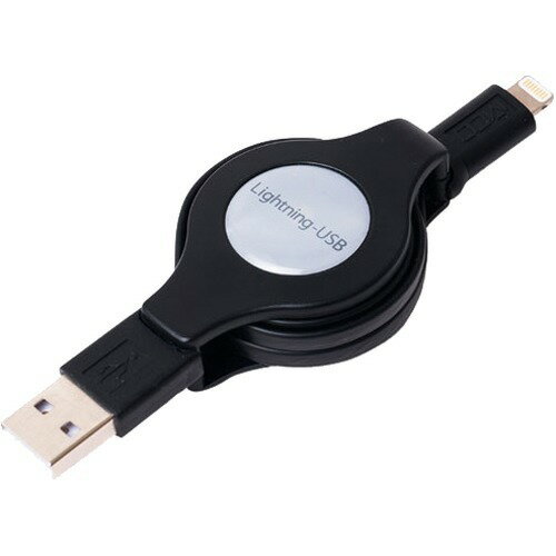 MCO Lightningケーブル コードリールタイプ 1m SLC-M10/BK