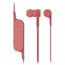 Bluetoothイヤホン FASTMUSIC bund HPC14 スマホ フロストレッド LBT-HPC14MPRD(1個)