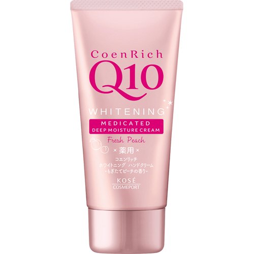 コエンリッチ 薬用ホワイトニング ハンドクリーム もぎたてピーチの香り(80g)