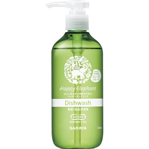 ハッピーエレファント 野菜・食器用洗剤 リフレッシュ 本体(300ml)