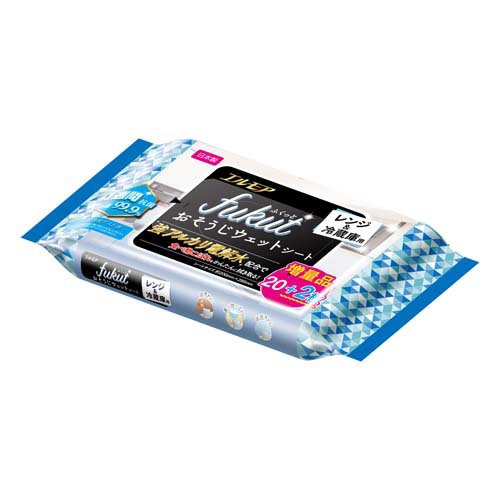 エルモアfukut おそうじシートレンジ＆冷蔵庫用(20＋2枚)