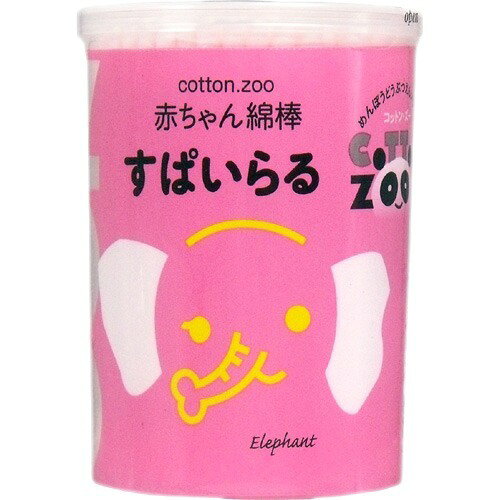 平和メディク コットンZOO 赤ちゃん綿棒すぱいらる 160本
