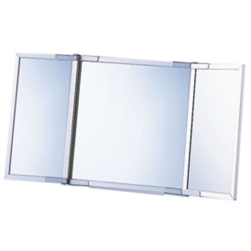 アルミ枠三面スタンドミラー シルバー(1コ入)