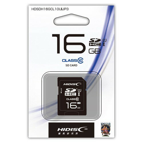 HIDISC SDHCカード 16GB HDSDH16GCL10UIJP3