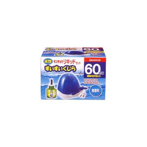 楽天市場】大日本除蟲菊 キンチョウリキッド60日水性無香料くじら