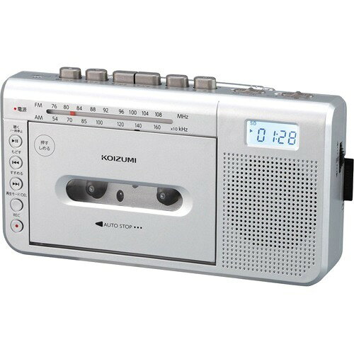 楽天市場】小泉成器 コイズミ ダブルラジカセ SAD-1231／S(1台) | 価格 