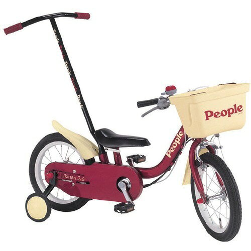 楽天市場】ピープル 折りたたみ式ピープル いきなり自転車 かじとり式