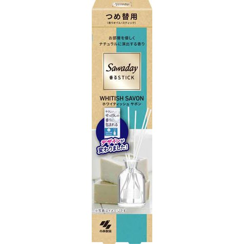 サワデー香るスティック SAVON(サボン) ホワイティッシュサボンの香り つめ替用(70ml)