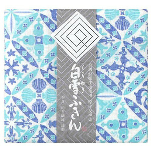 白雪友禅ふきん ハワイアンキルト オーシャン(1枚入)