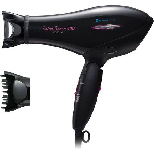 楽天市場】小泉成器 コイズミ イオンバランスドライヤー ブラック KHD