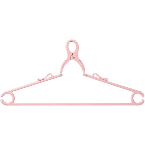 楽天市場】コモライフ ジャンボクリップハンガー ピンク(8本入) | 価格