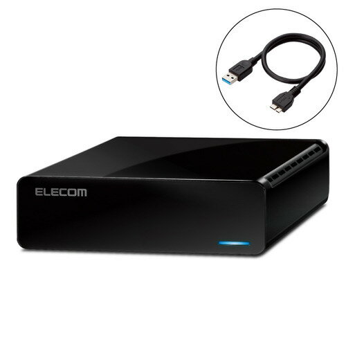 ELECOM 外付けハードディスク(テレビ向け)　ELD-HTV040UBK TV向け外付けハードディスク - ELD-HTV040UBK