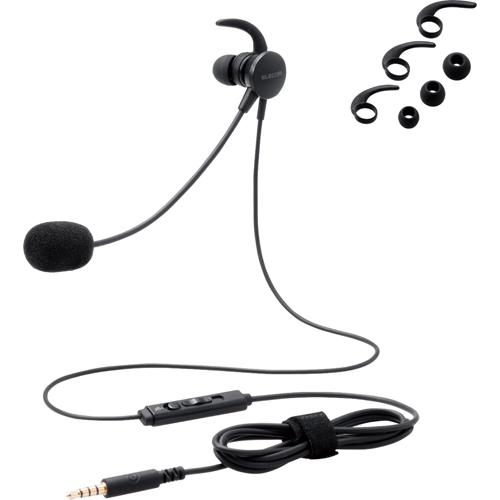 楽天市場】エレコム ELECOM 両耳耳栓タイプUSBヘッドセット HS-EP15UBK