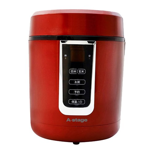 A-Stage 1.5合炊き 炊飯器 レッド GRC-H15R(1台)