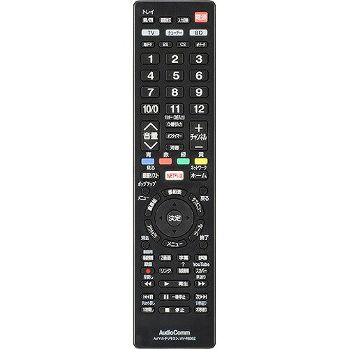 楽天市場】朝日電器 エルパ テレビ照明マルチリモコン ブラック RC