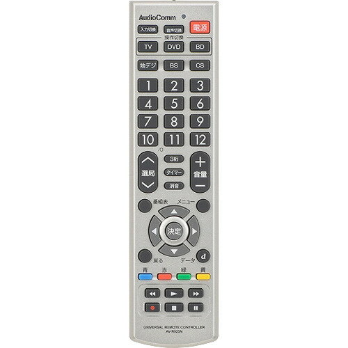 楽天市場】オーム電機 AudioComm AVマルチリモコン AV-R830Z(1個