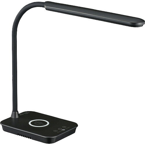 LEDデスクライト ワイヤレス充電機能付 ブラック ODS-LDQ338K-K(1個)
