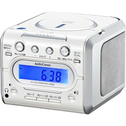 非常に良い」オーム電機 ラジオ RAD-T210N AudioComm AM/FM クロック