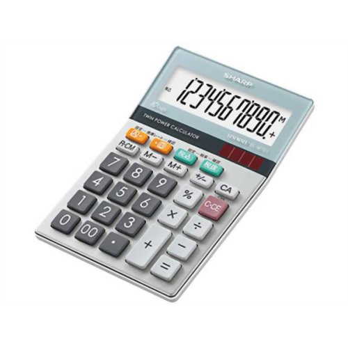 楽天市場】シャープ シャープ キャラクターストラップ付電卓(12桁