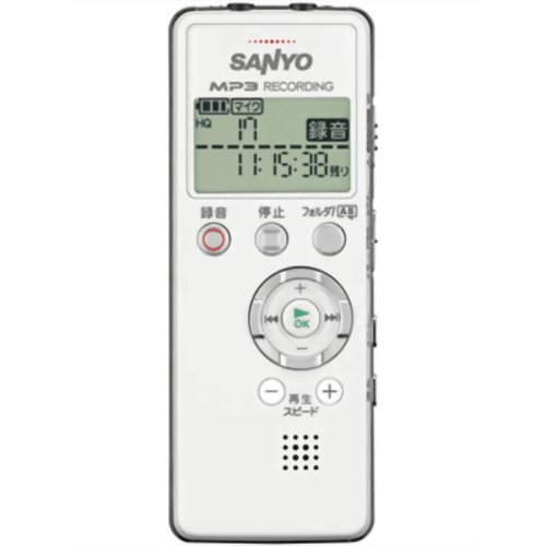 楽天市場】三洋電機 SANYO ICレコーダー ICR-PS502RM(W) | 価格