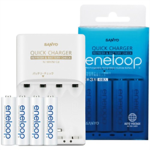 楽天市場】三洋電機 SANYO eneloop(エネループ) 充電器 (単3形・単4形