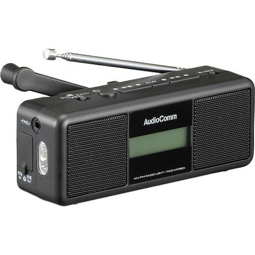 楽天市場】オーム電機 Audio Comm 書斎ラジオ ワイド 黒 RAD-T941N(1台