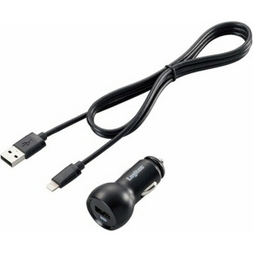 ロジテック Lightningカーチャージャー LPA-CCI01L12W1