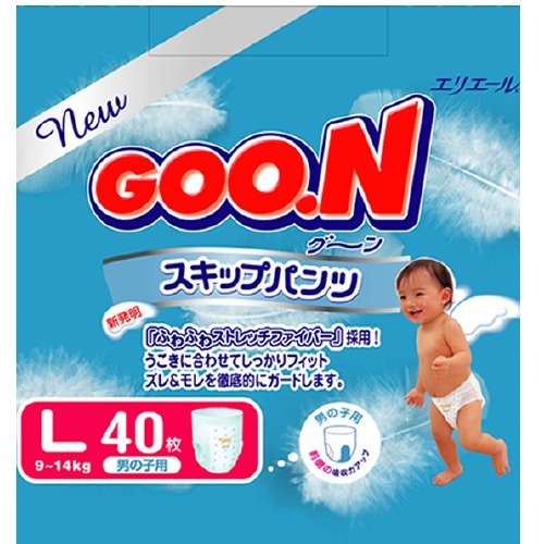 楽天市場】大王製紙 グーン(GOO.N) スキップパンツ 男の子(Lサイズ*46