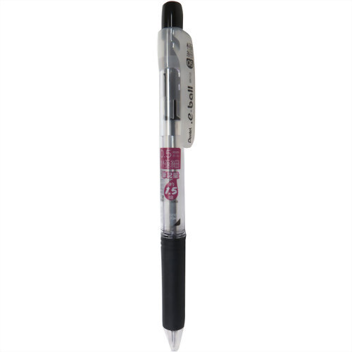 ぺんてる .e ボールペン 0.5mm 極細 黒 BK125-A