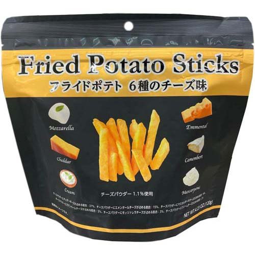 ぽてと 楽天市場】スイートボックス フライドポテト 6種のチーズ味(120g
