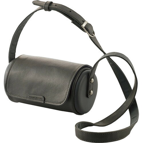 エレコム カメラケース レザー ビデオカメラ用 ショルダータイプ フラップ DVB-027BK(1個)
