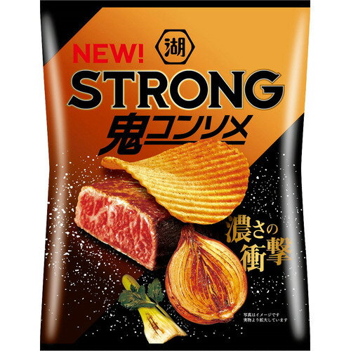 楽天市場】湖池屋 湖池屋 KOIKEYA STRONGポテトチップス 鬼コンソメ