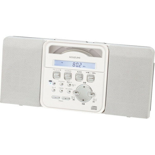 コイズミ ステレオCDシステム ホワイト SAD-4343／W(1台)