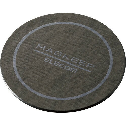 MagSafe iPhone12／mini／Pro／Pro Max 対応 マグネットステッカー AMS-DSSTWBK(1枚)