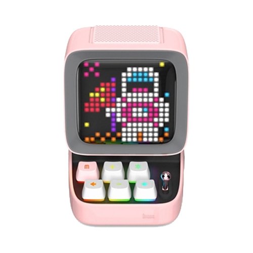 Divoom DITOO-PLUS Bluetoothスピーカー  ピンク 90100058201』Divoom Ditoo-Mic Bluetooth スピーカー マイク