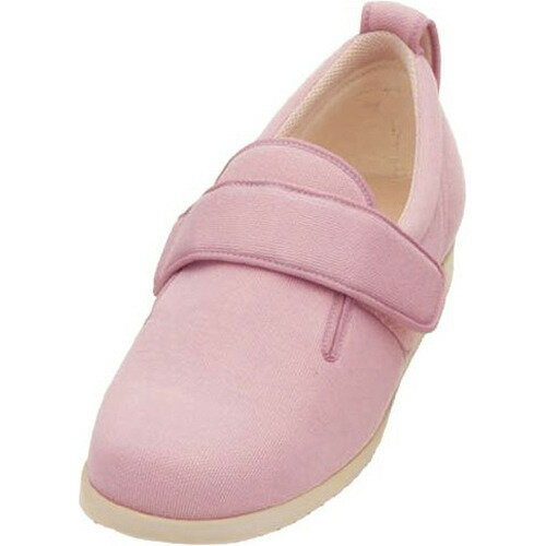 あゆみシューズ ダブルマジックII E 両足 ピンク 7028 M