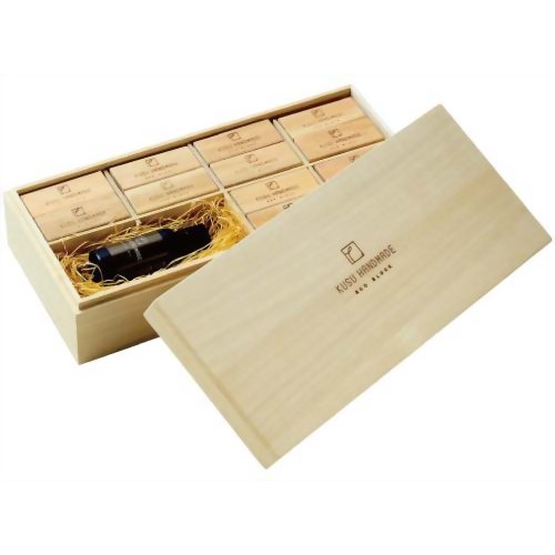 KUSU HANDMADE エコブロック 36個+カンフルオイル 30ml 桐箱入り