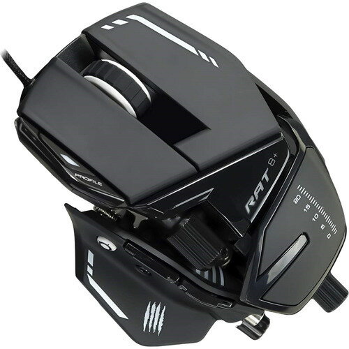 MAD CATZ R.A.T.8+ 有線ゲーミングマウス MR05DCINBL000-0J(1台)