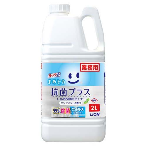 ルックプラス まめピカ 抗菌プラス トイレのふき取りクリーナー 詰替え 業務用 大容量(2L)
