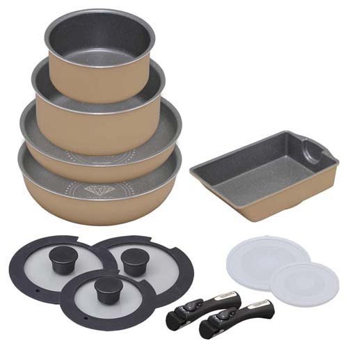 アイリスオーヤマ - tomo【新品未使用】ダイヤモンドコートパン　マーブル(12点セット) 楽天市場】アイリスオーヤマ アイリスオーヤマ フライパン IH用