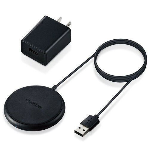 楽天市場】エレコム エレコム ワイヤレス充電器 Qi 規格対応 W-QA16BK